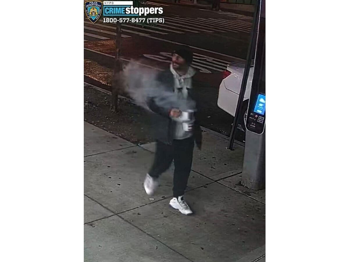 The man was outside 1638 Park Ave. around 8:47 p.m. on Sept. 28 when a person approached him from behind and threw the substance, according to the NYPD.