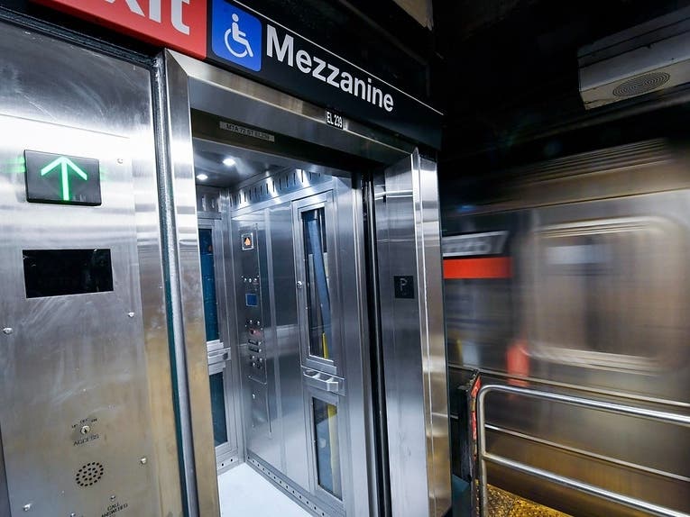 Replacement elevators EL239 and EL240 at 72 St on the 1/2/3 lines on Thursday, Oct 1, 2026.