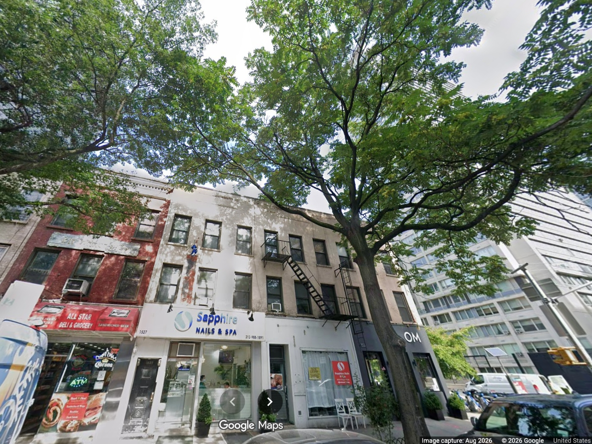 Both 1527 and 1531 York Ave. were purchased for $17.5 million by development firms GCRE and Visabe Corp., through the entity 1527 Prop Co LLC, according to Crain's.