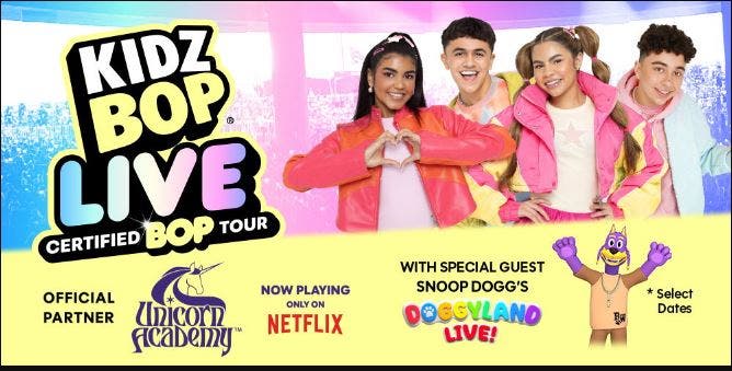 Kidz Bop Live Certified Bop Tour