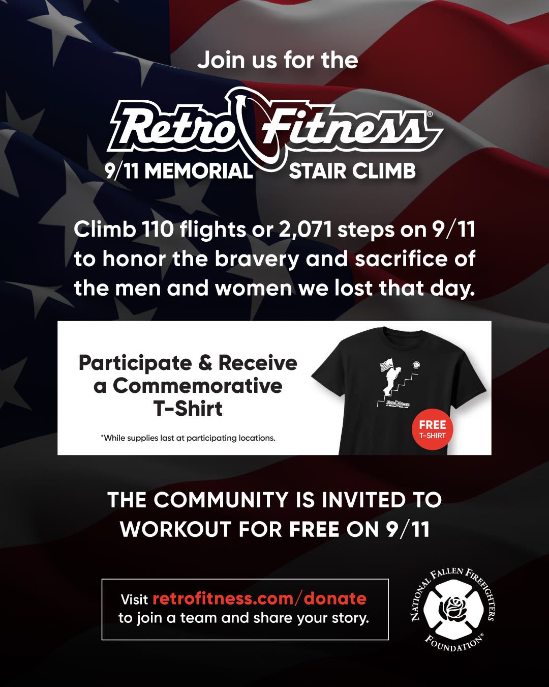 Retro Fitness 9/11 Memorial Stair Climb