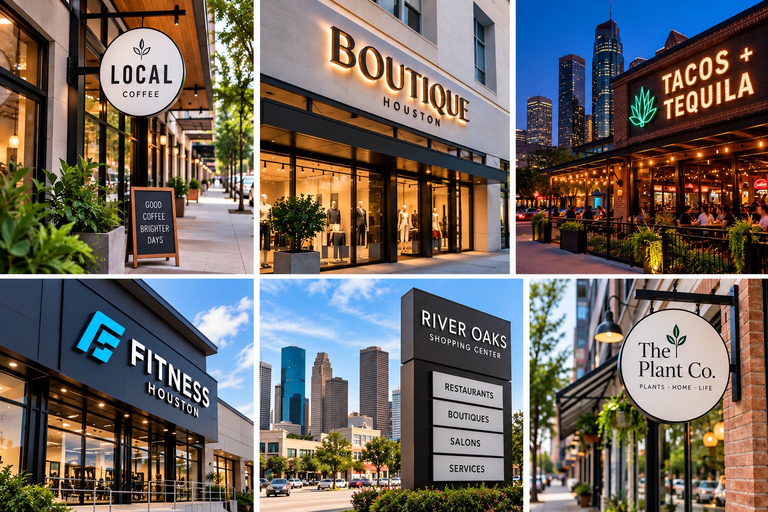 The Role of Custom Storefront Signs in Houston’s Commercial Areas