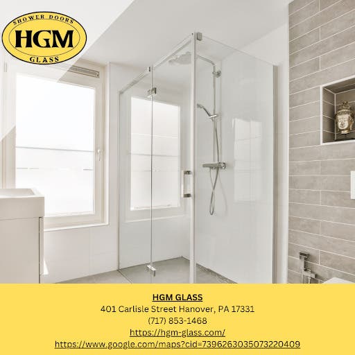 HGM Glass Brings Custom Shower Doors and Enclosures to Hanover, PA