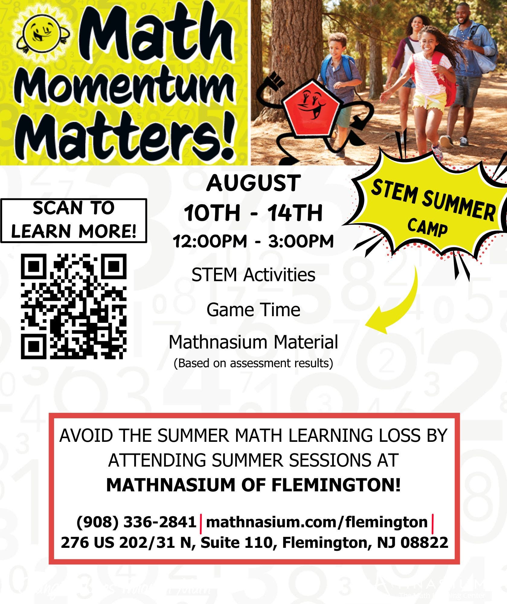 STEM SUMMER CAMP! (Mathnasium of Flemington)