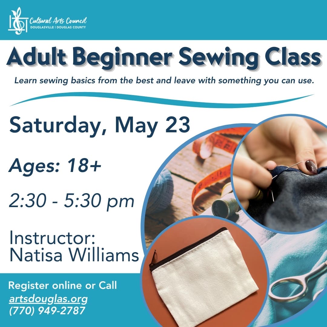 Adults Beginner Sewing Class