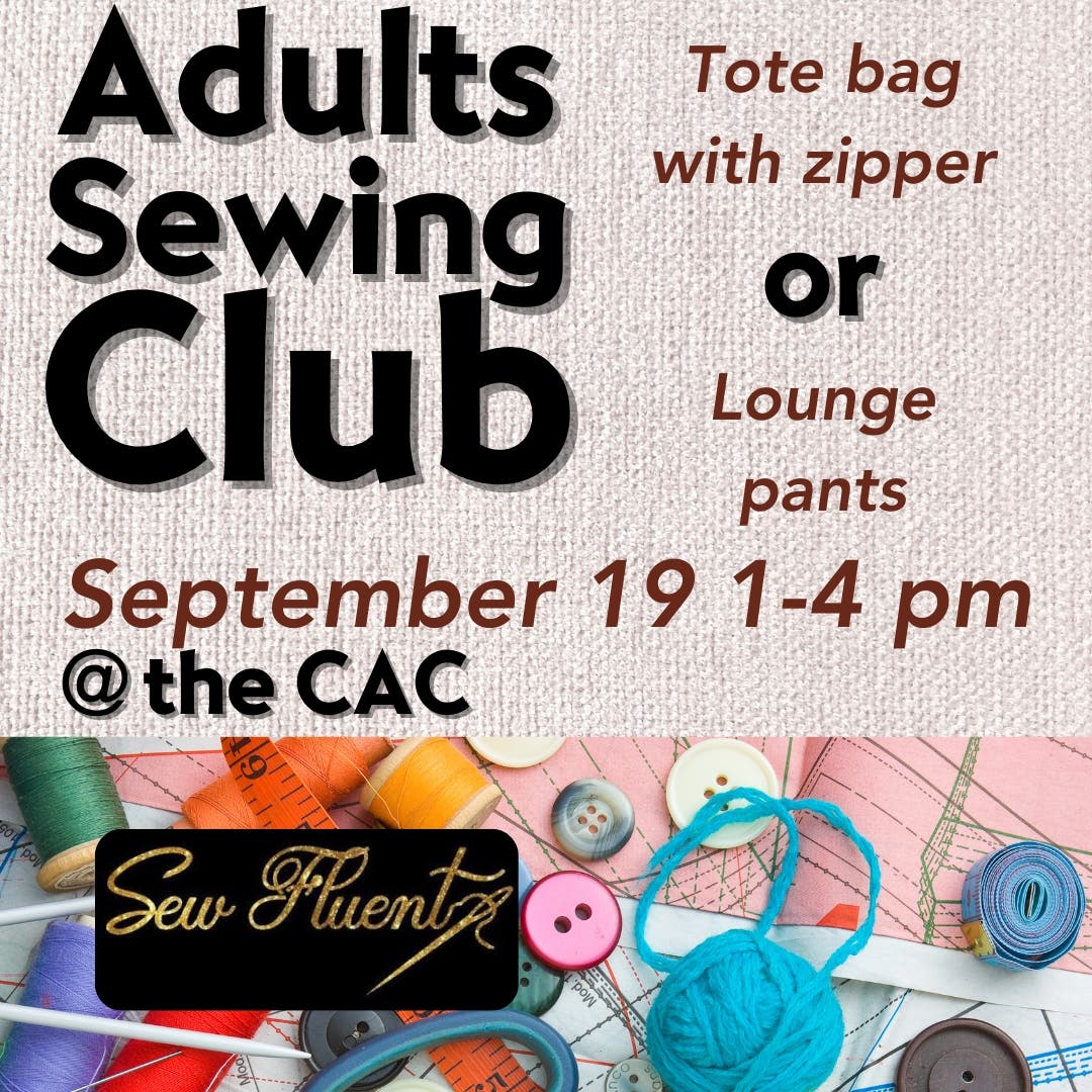 Adults Sewing Club – September