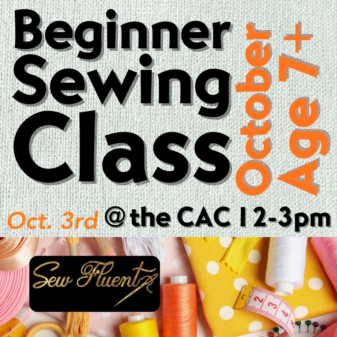 Beginner Sewing Class – October