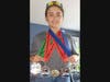 Sara Daigle's medals from the 2024 SCTP Nationals.