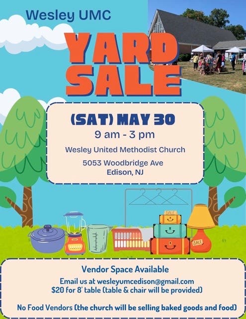 Yard Sale at Wesley UMC