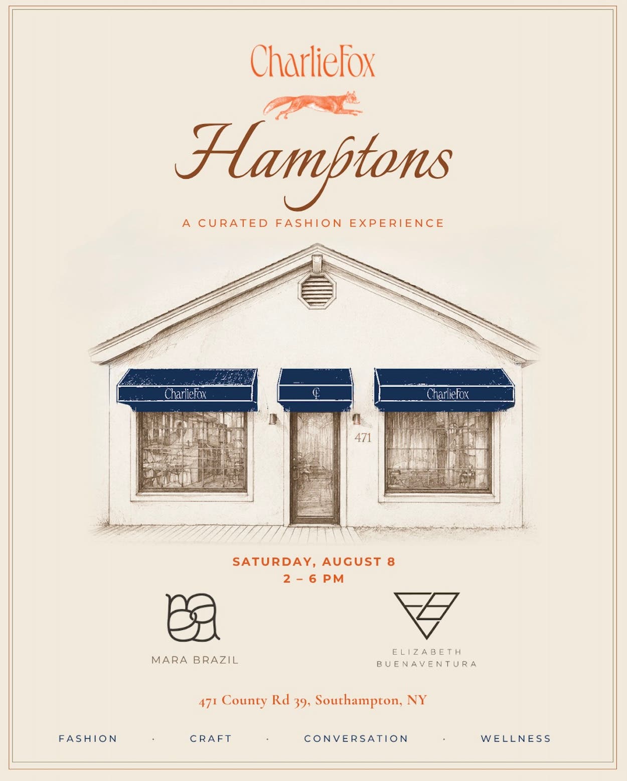 A Curated Fashion Experience at Charlie Fox in Southampton on 8/8
