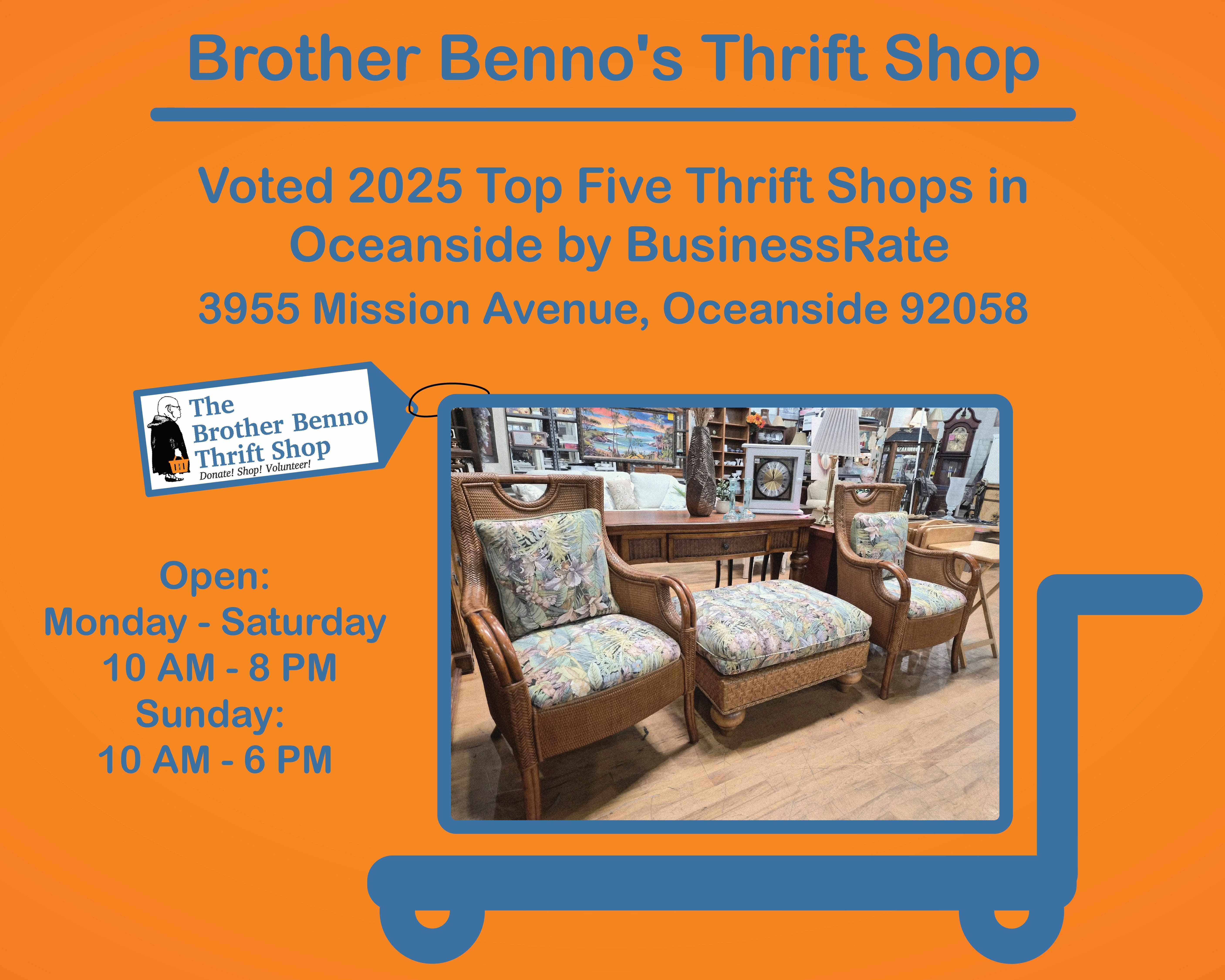 Brother Benno’s Last Saturday Sale 