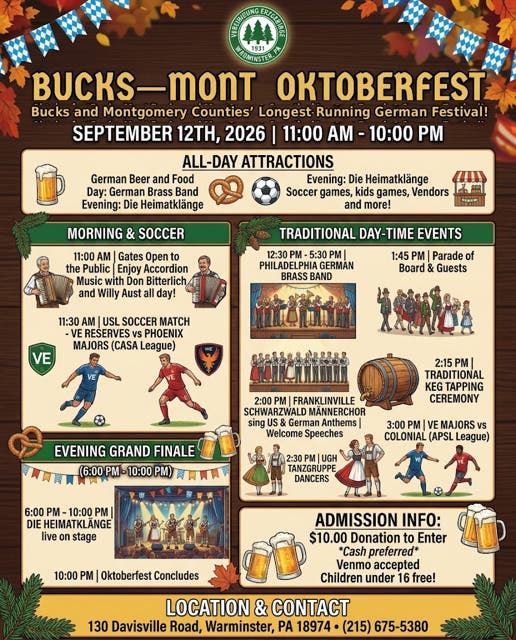 89th Annual Bucks-Mont Oktoberfest