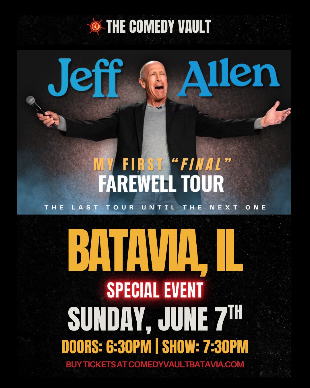 Jeff Allen: My First Final Farewell Tour Stand Up Comedy