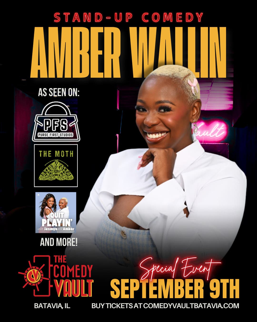 Amber Wallin Stand Up Comedy LIVE @ The Comedy Vault!