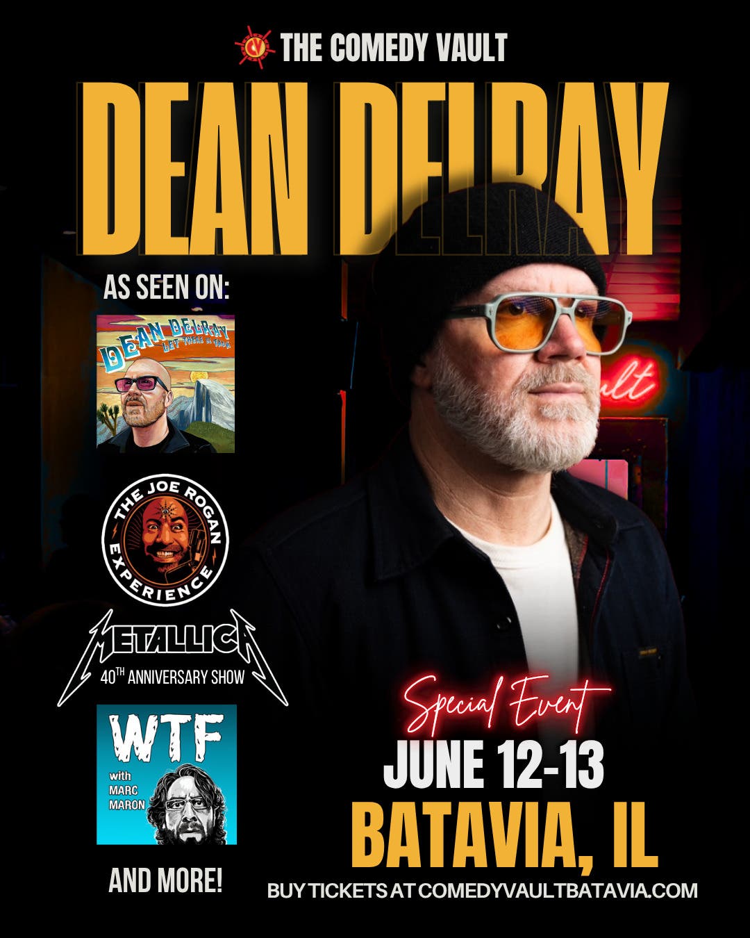 Dean Delray Stand Up Comedy LIVE @ The Comedy Vault!