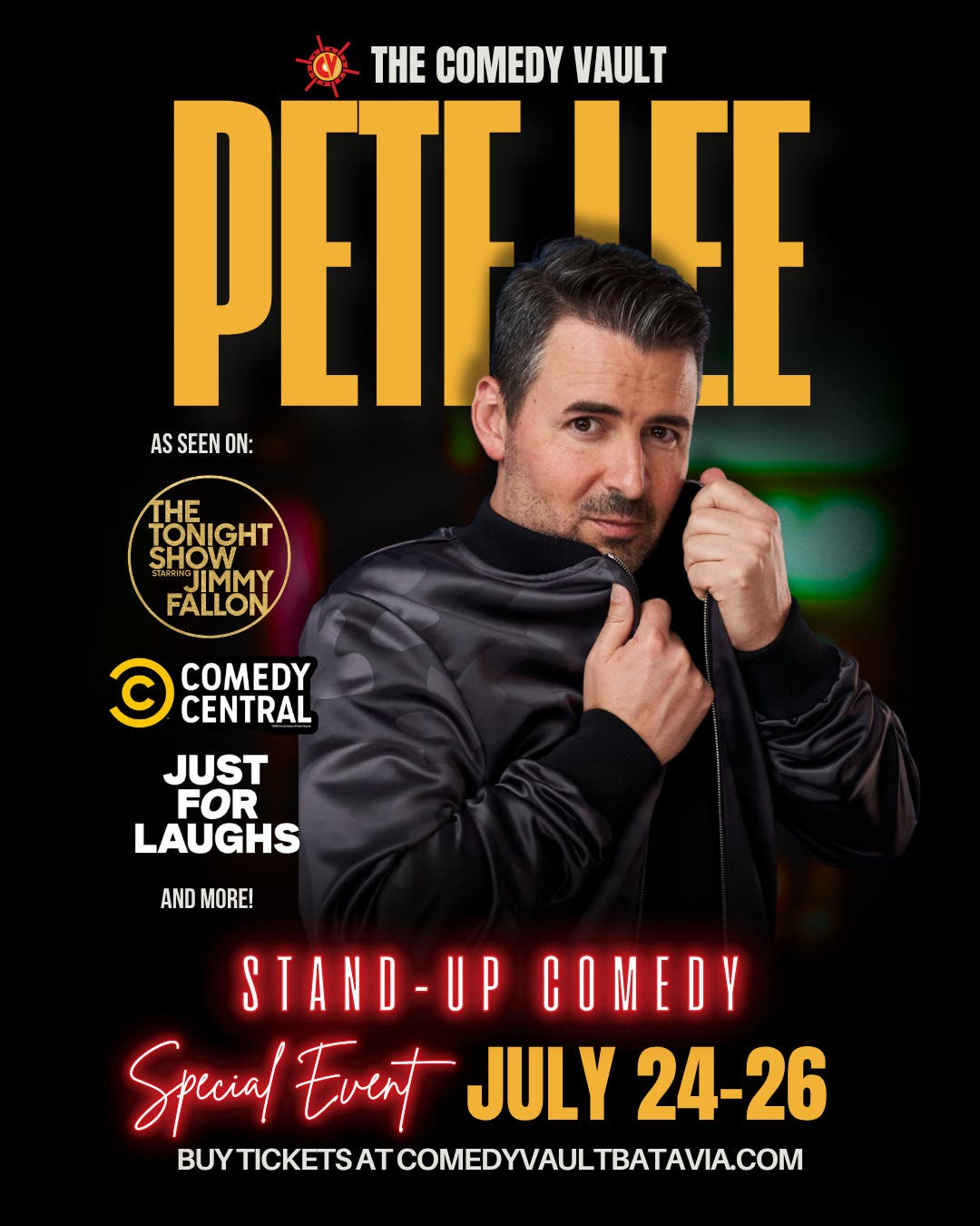 Pete Lee Stand Up Comedy LIVE @ The Comedy Vault!