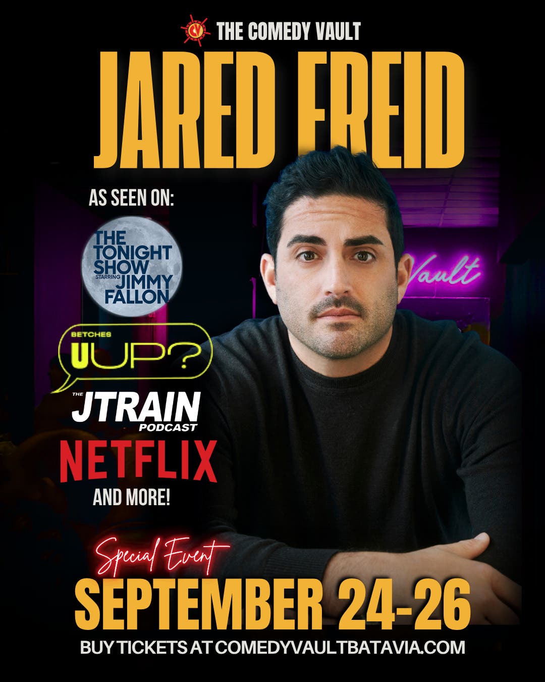 Jared Freid Stand Up Comedy LIVE @ The Comedy Vault!