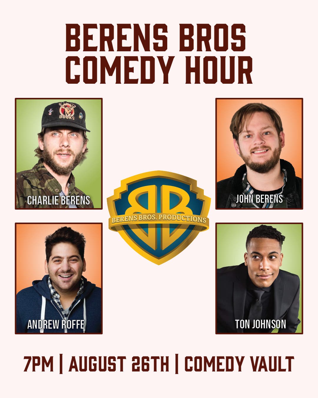 Berens Brothers Comedy Hour LIVE @ The Comedy Vault!