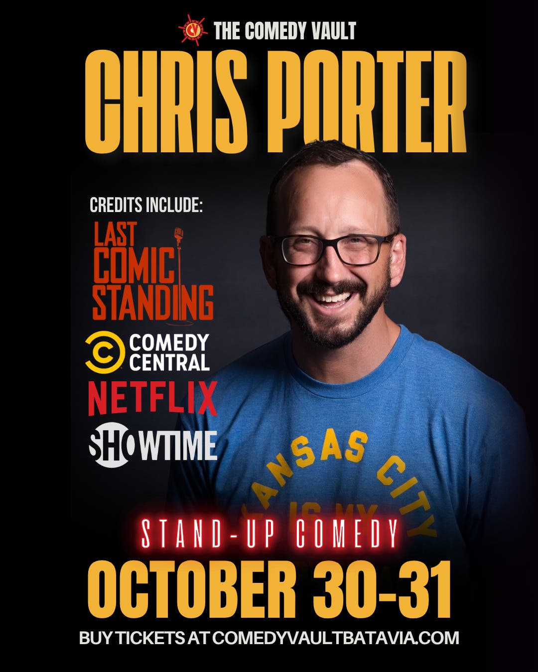 Chris Porter Stand Up Comedy LIVE @ The Comedy Vault!