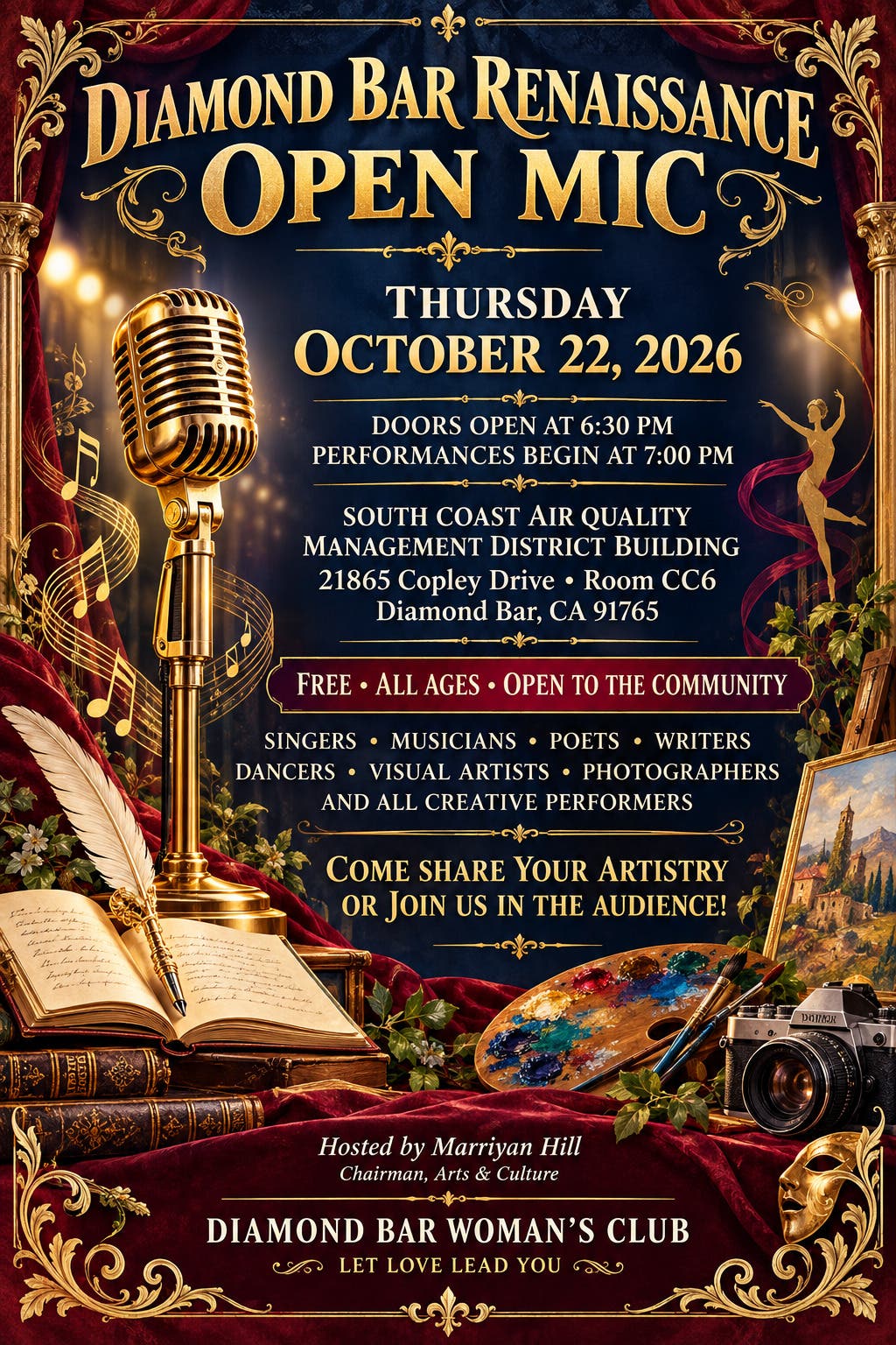 Diamond Bar Renaissance Open Mic