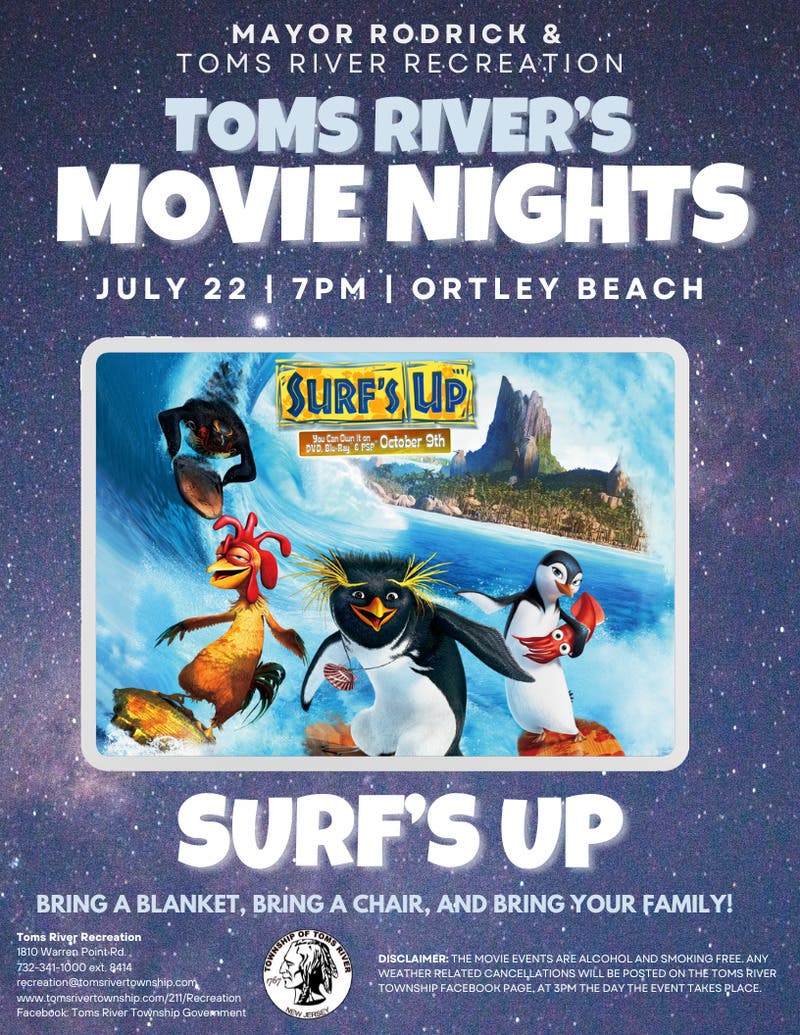 SURF'S UP - Toms River Township Movie Series