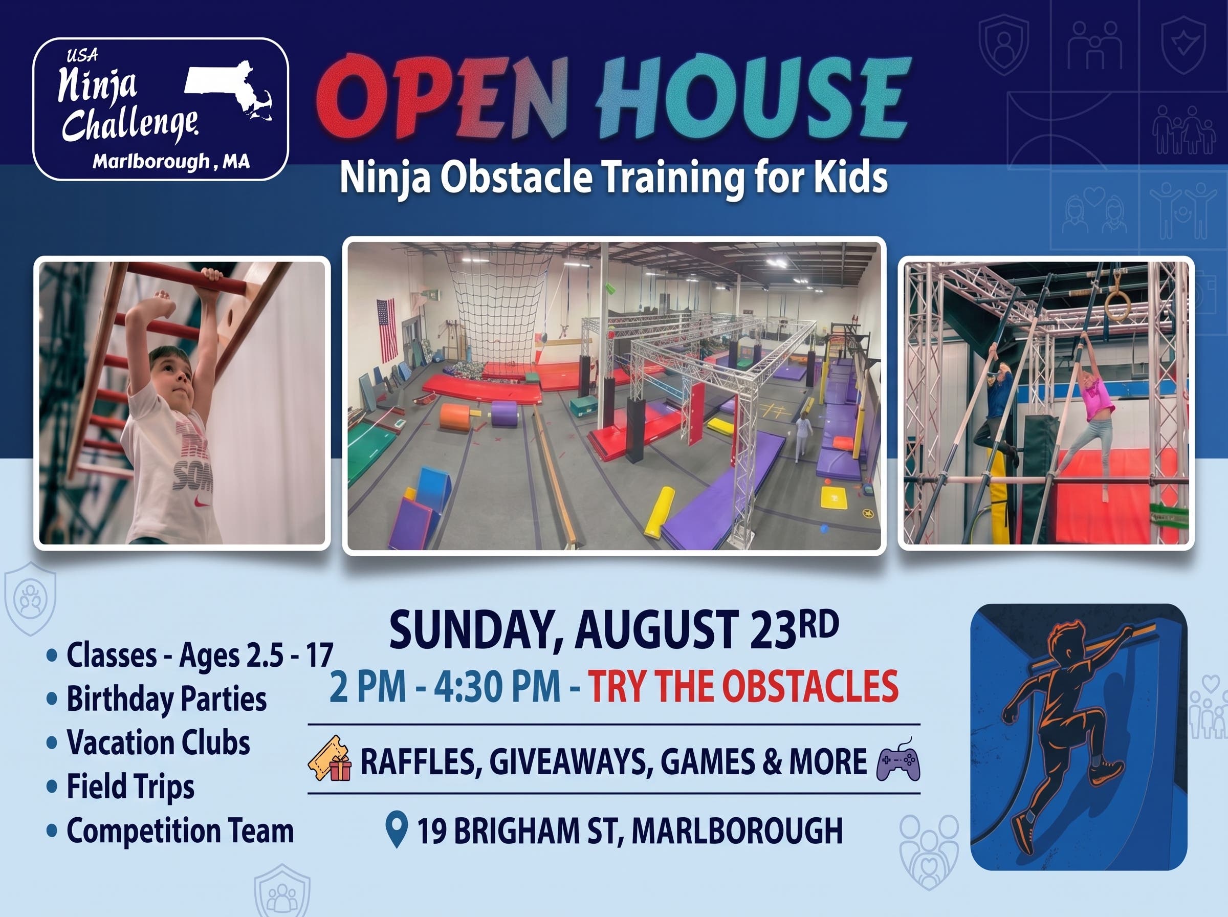 Open House - Ninja Obstacle Gym - USA Ninja Challenge