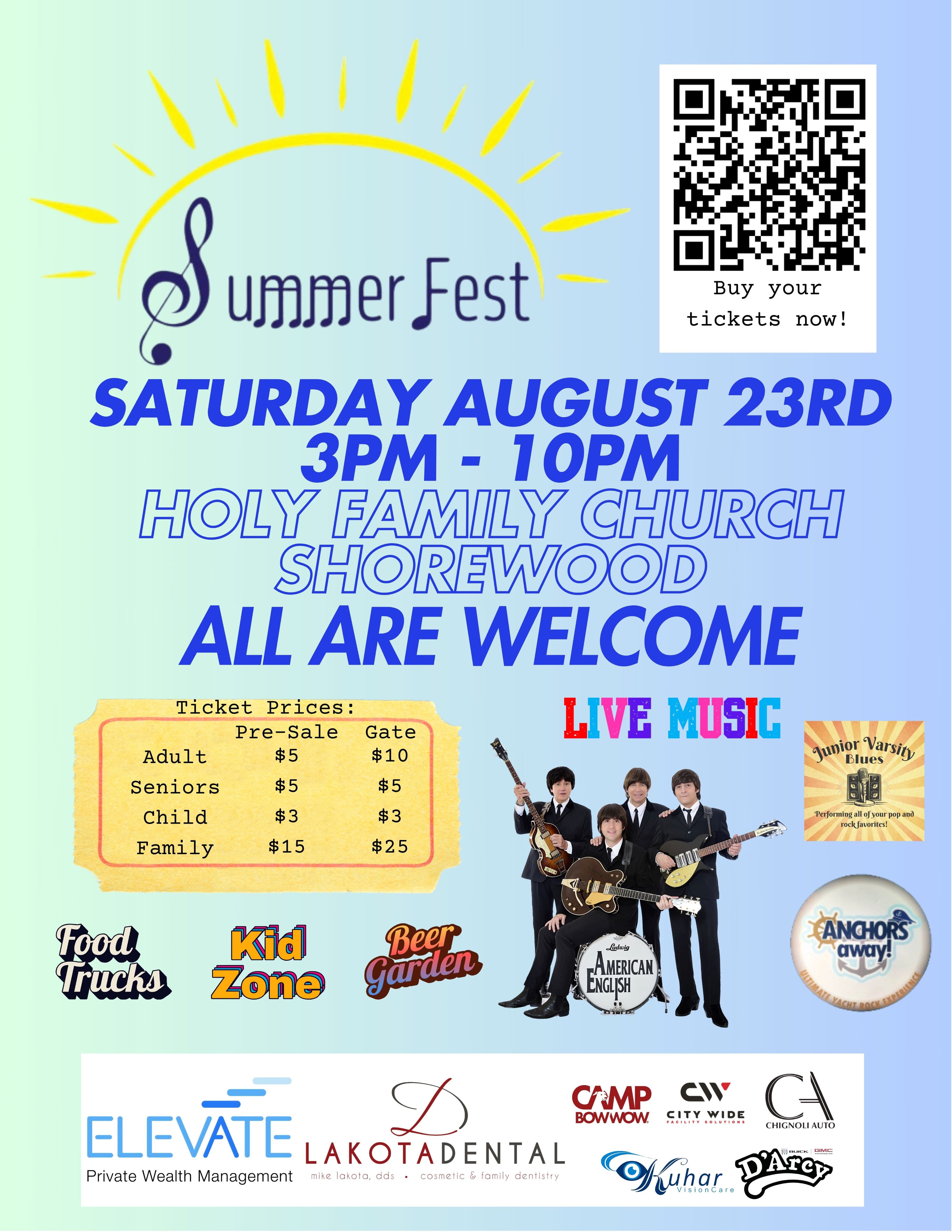 Summerfest at Holy Family Church