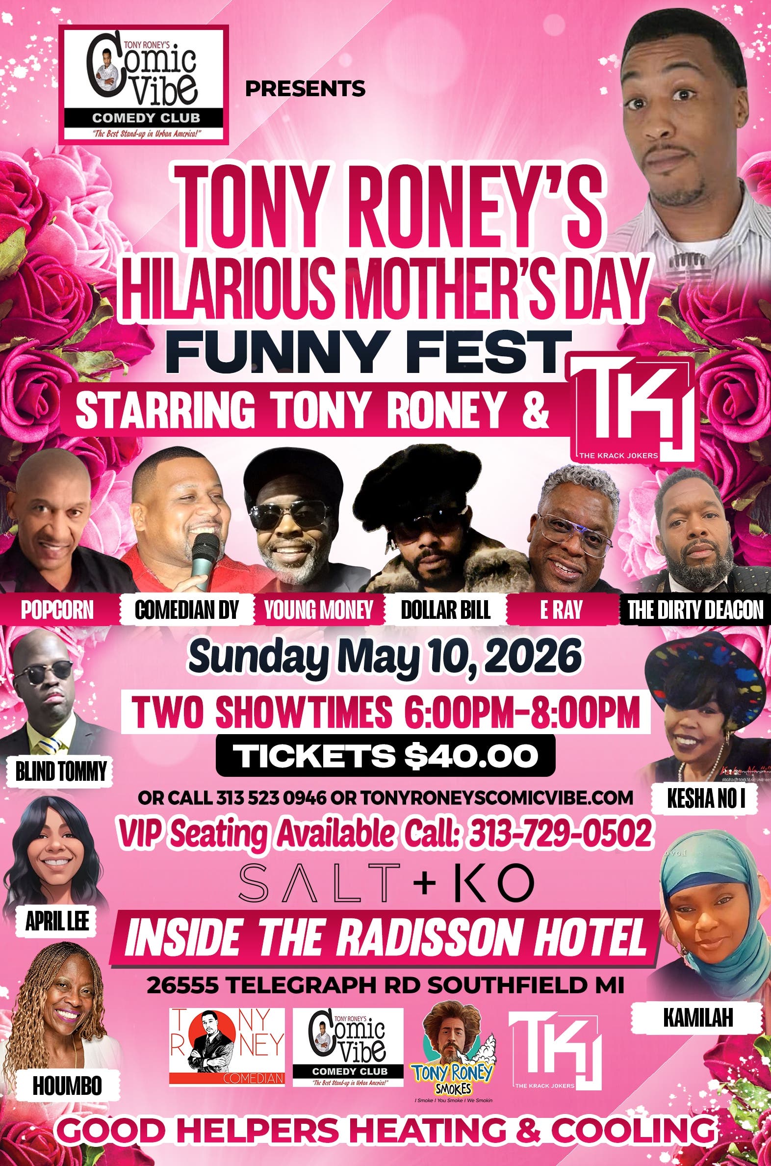 Tony Roney's Hilarious Mother's Day Comedy Show