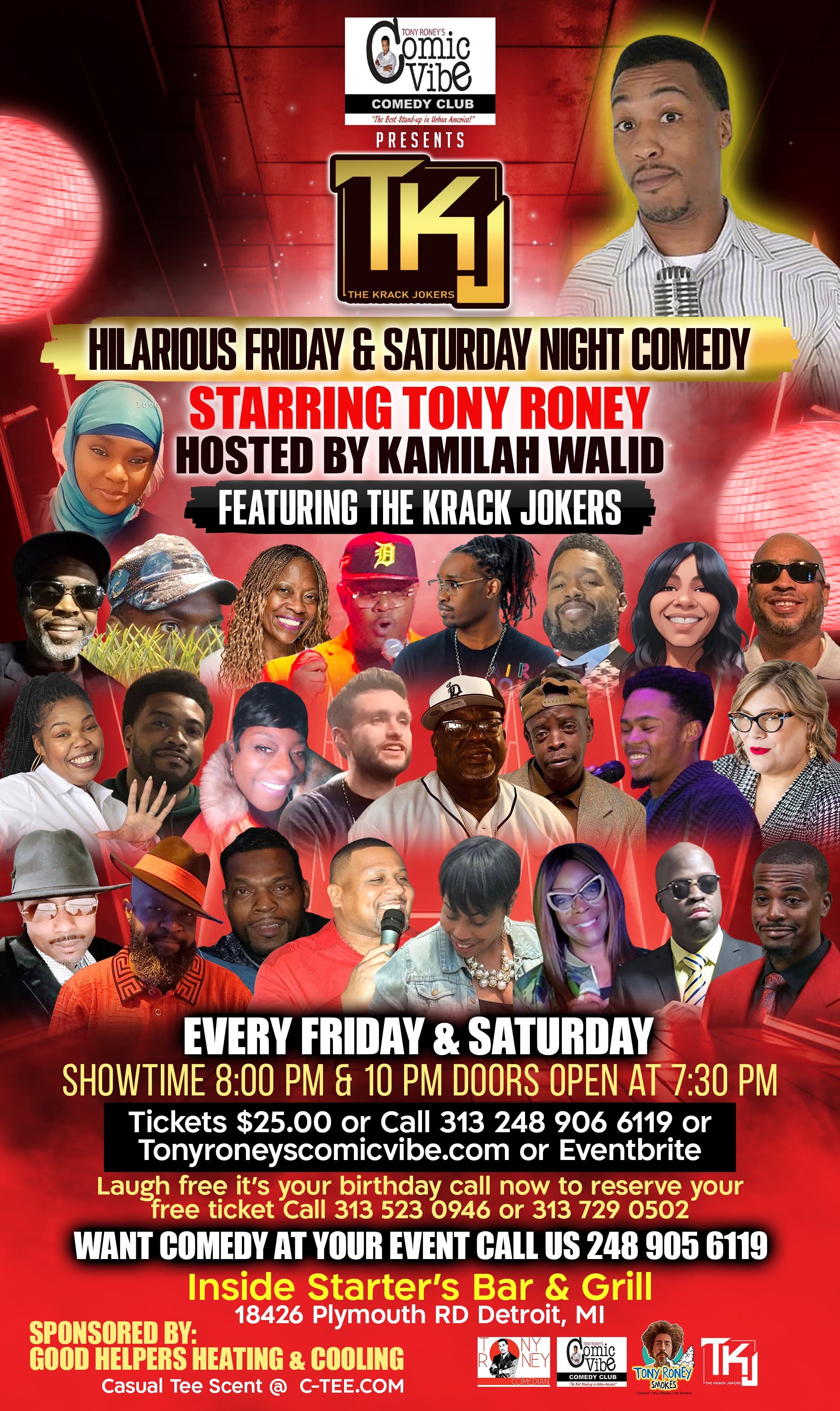 Hilarious Friday & Saturday Night Comedy