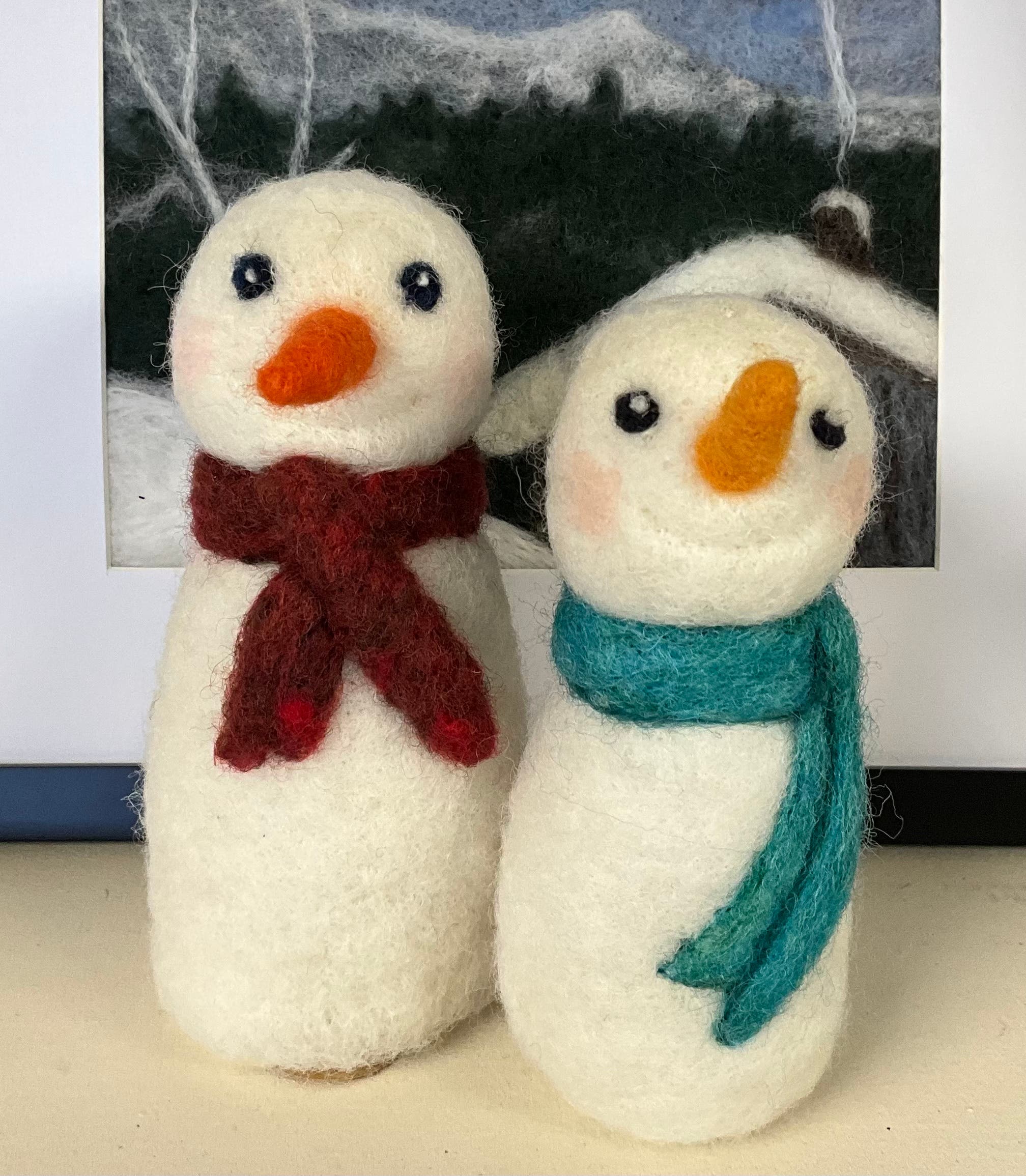 Felted Friends: Snowman Edition