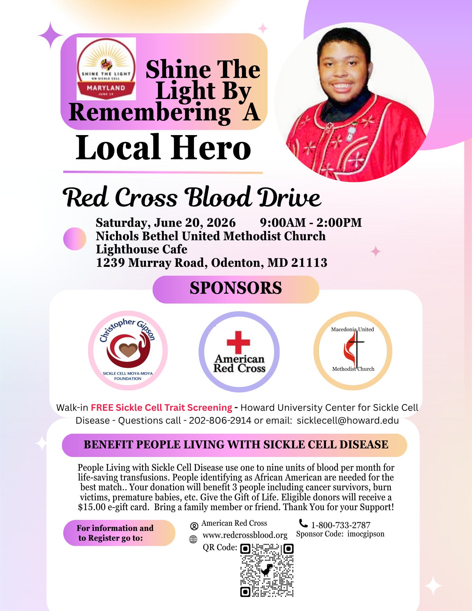 Shine The Light on a Local Hero at Upcoming Blood Drive