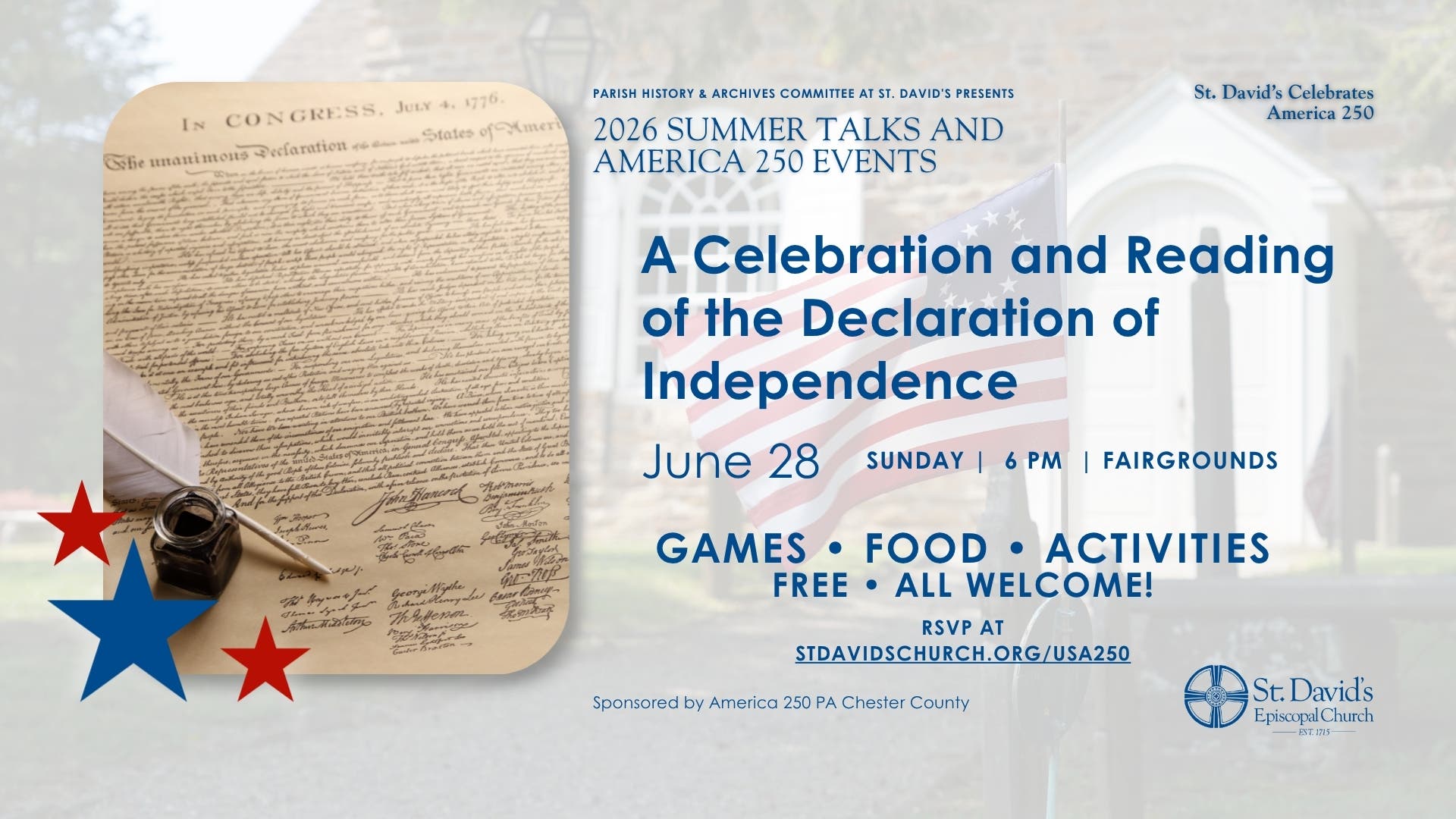 A Celebration and Reading of the Declaration of Independence