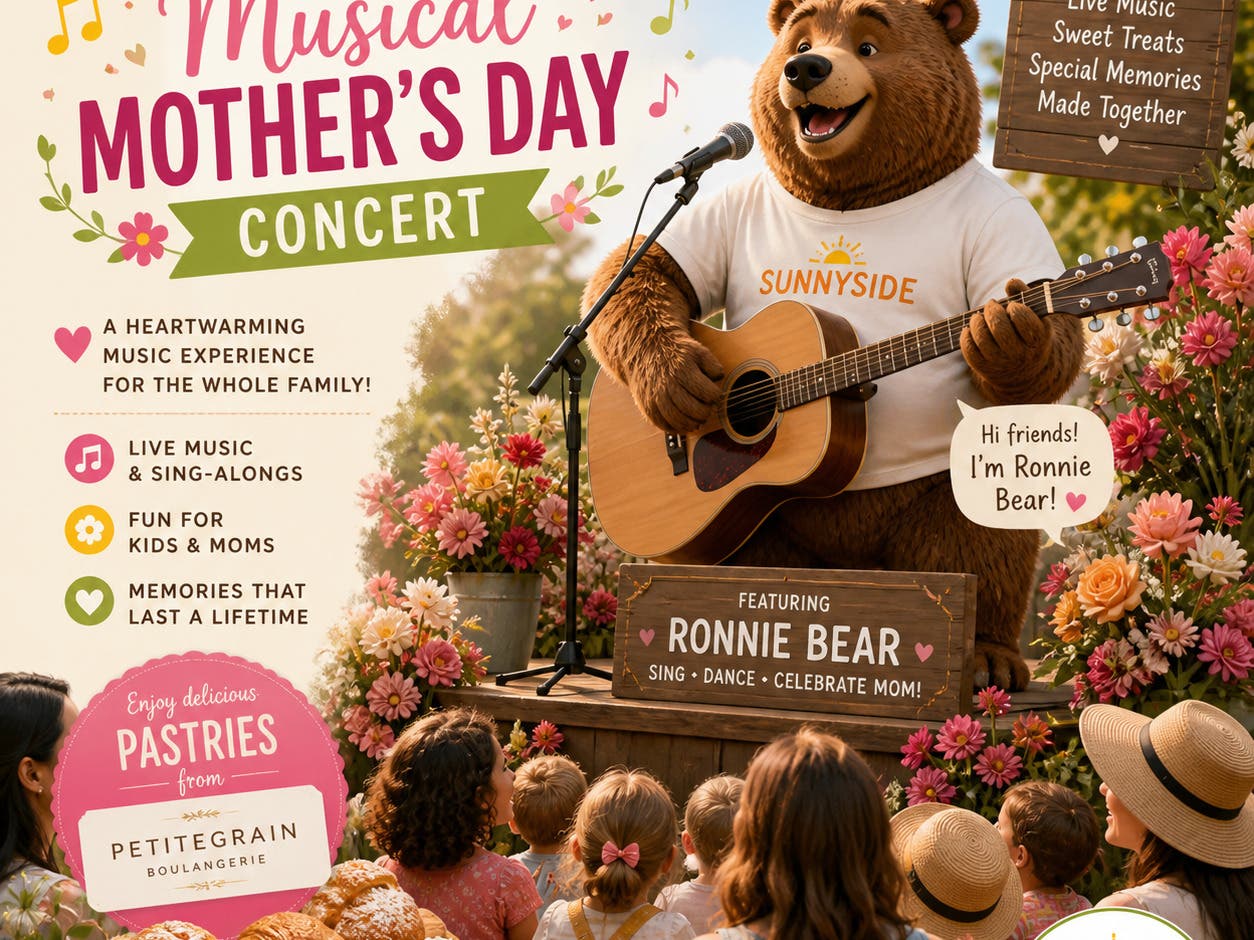 Sunnyside's Mother's Day Concert + Brunch + Flowers (FREE!)