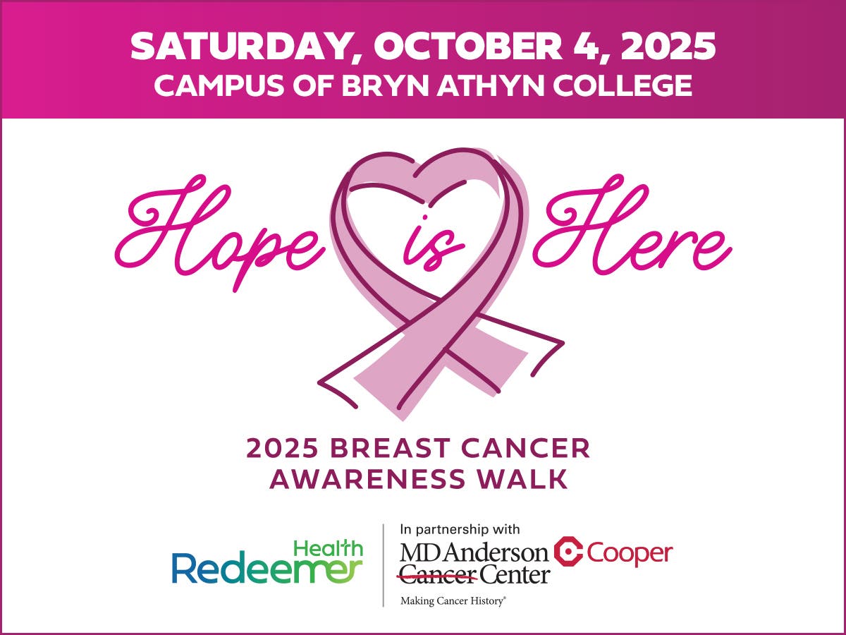 Oct 4 | Hope Is Here 2025 Breast Cancer Awareness Walk | Philadelphia ...