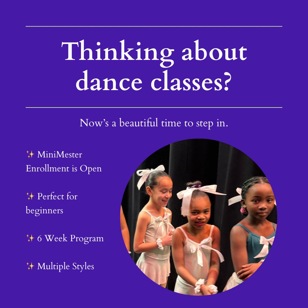 MiniMester at Dance AS Registration Open Now!