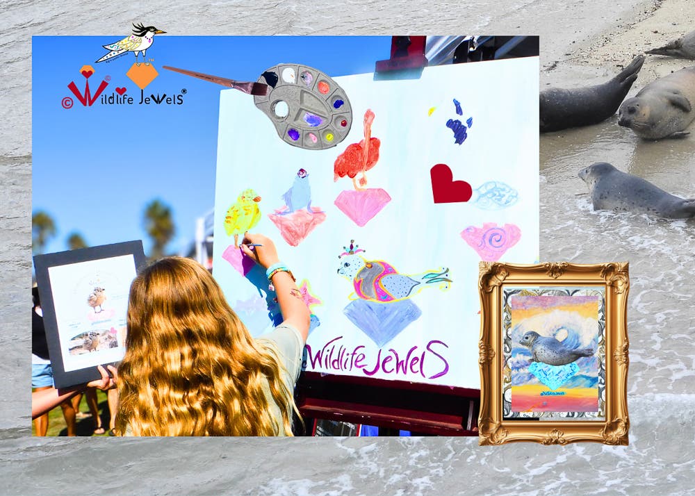 Wildlife Jewels Paint the Jewels of La Jolla — World Wildlife Day Celebration 