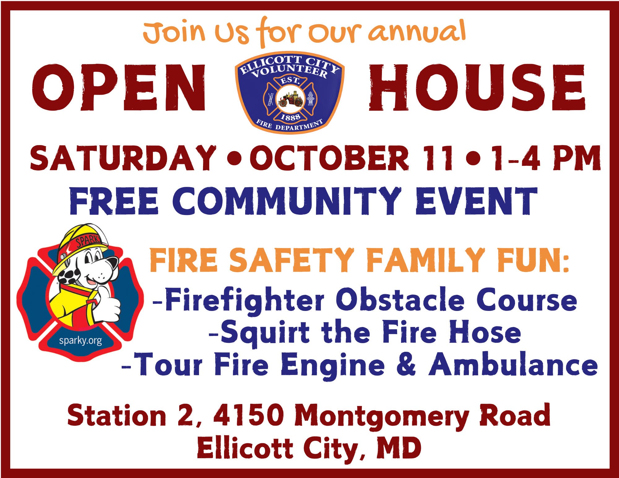 Ellicott City Volunteer Fire Department Open House