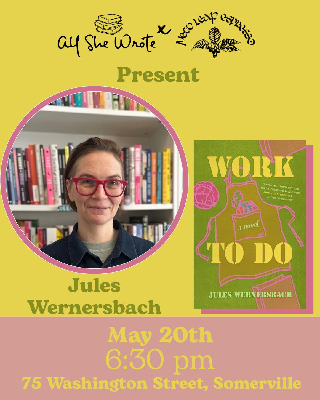 All She Wrote Presents: WORK TO DO Book Launch