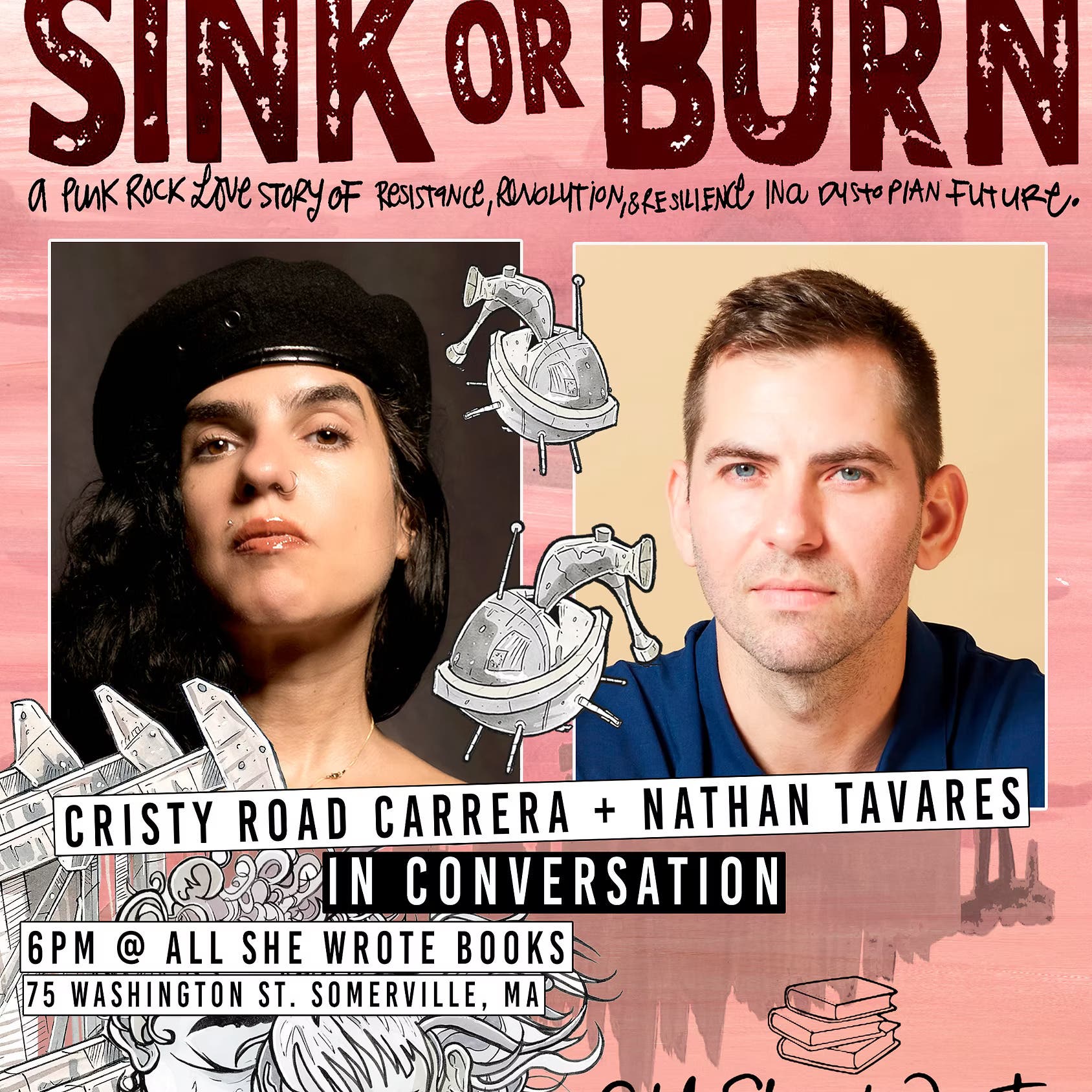 All She Wrote Books Presents: SINK OR BURN Book Talk