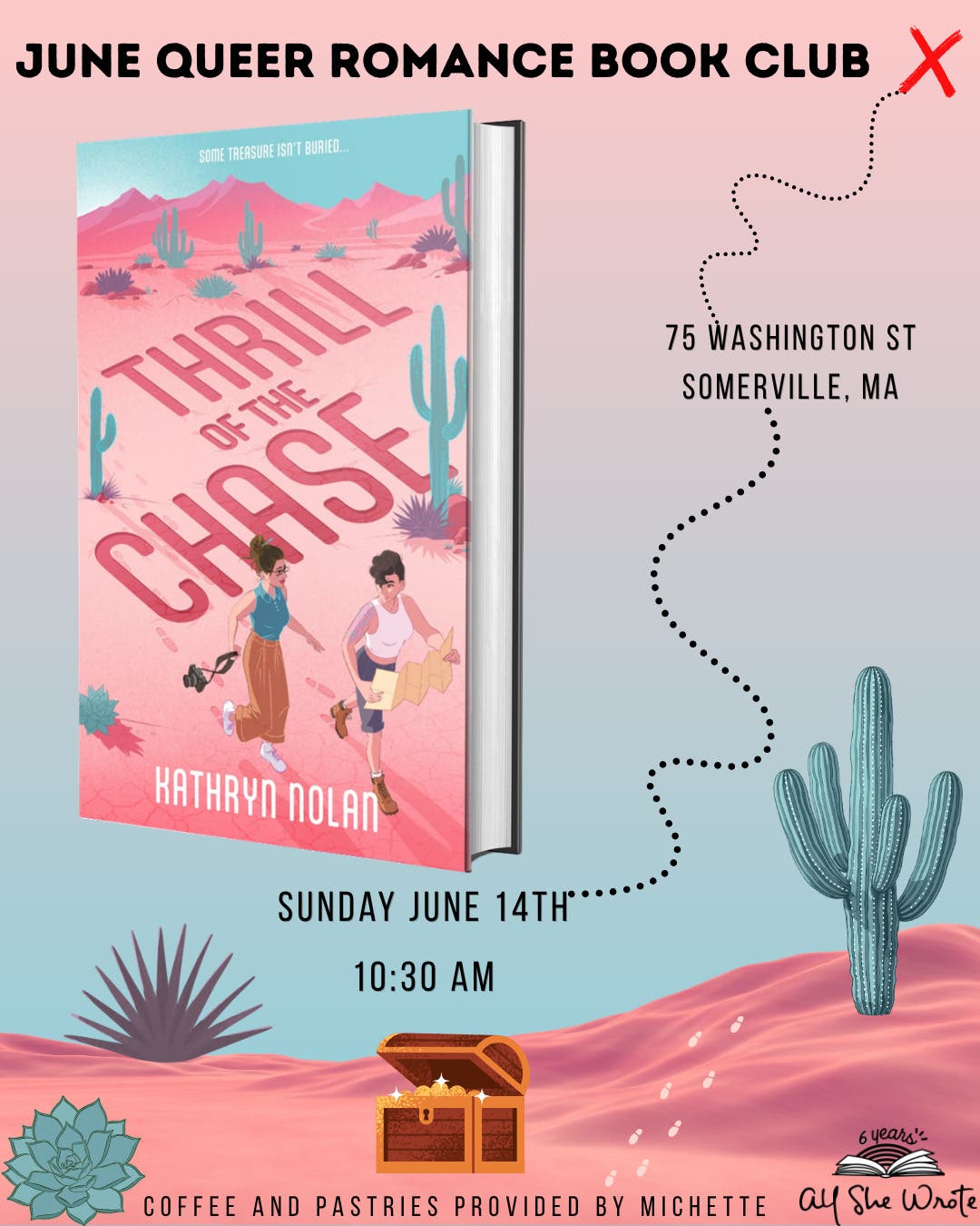 All She Wrote Books Presents: June Queer Romance Book Club