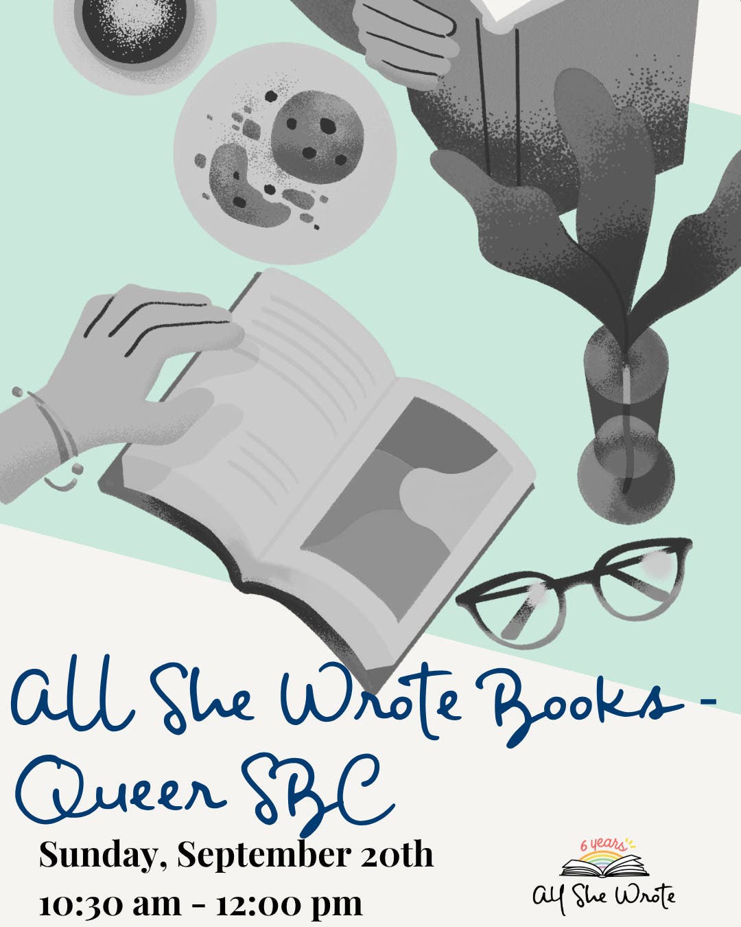 September All She Wrote Books - Queer Silent Book Club