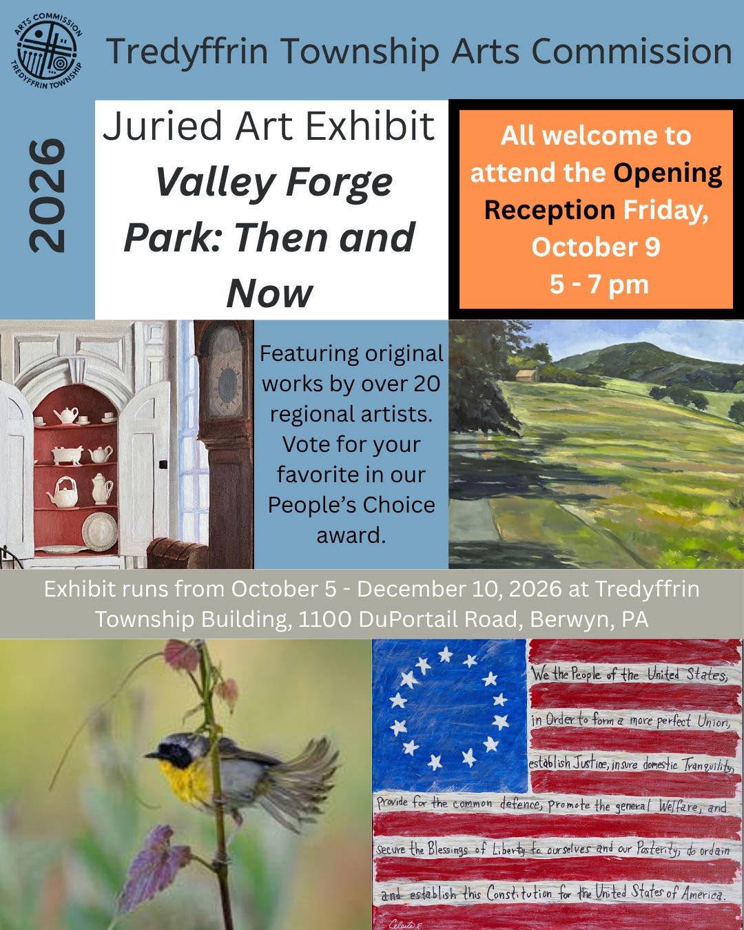 Valley Forge Park: Then and Now Juried Art Exhibit