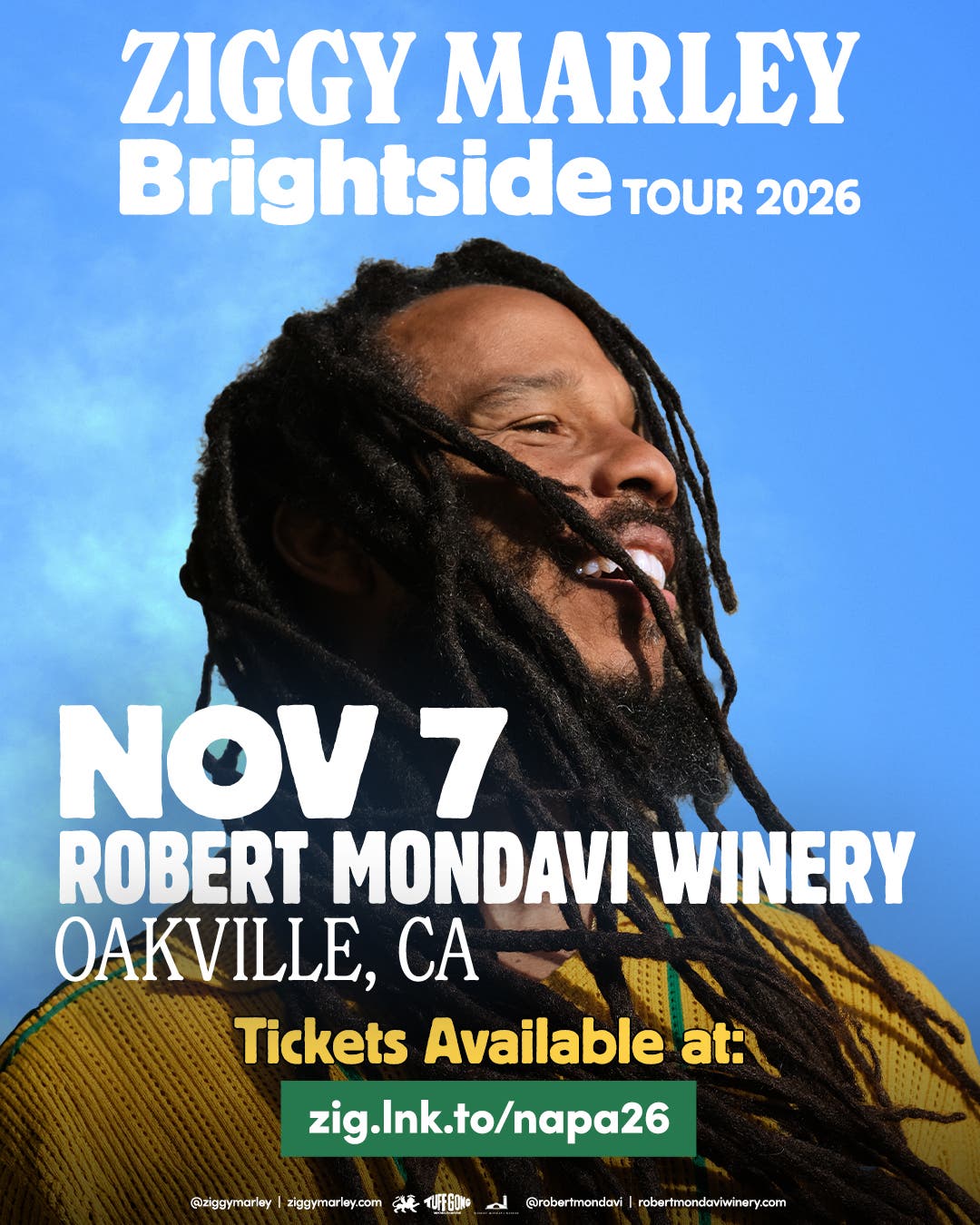 An Evening with Ziggy Marley at Robert Mondavi Winery