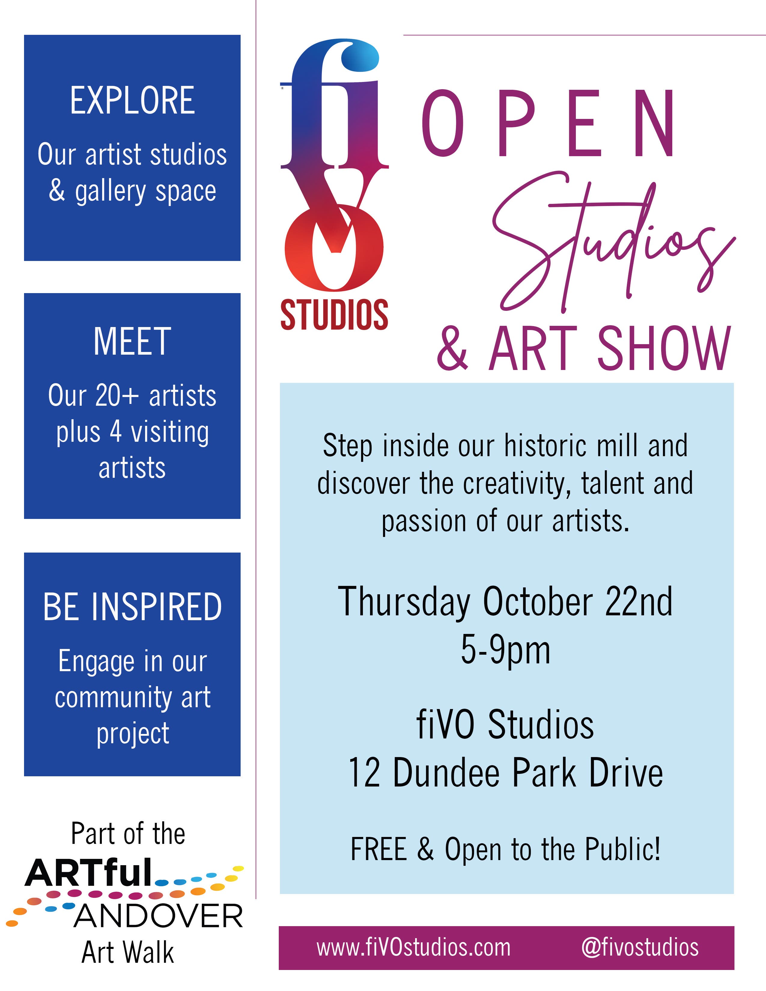 fiVO Studios Open Studios & Art Show