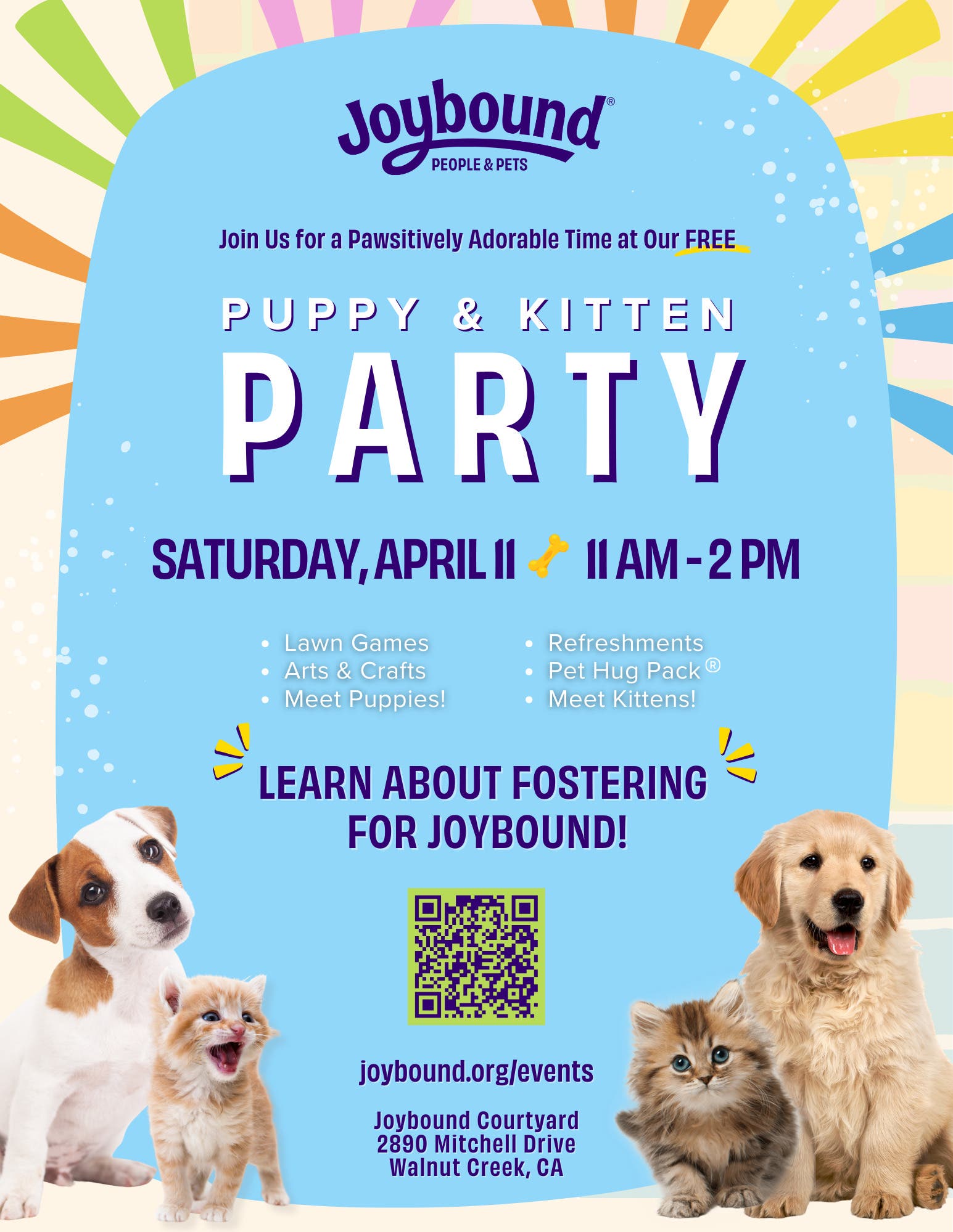 Joybound Puppy and Kitten Party