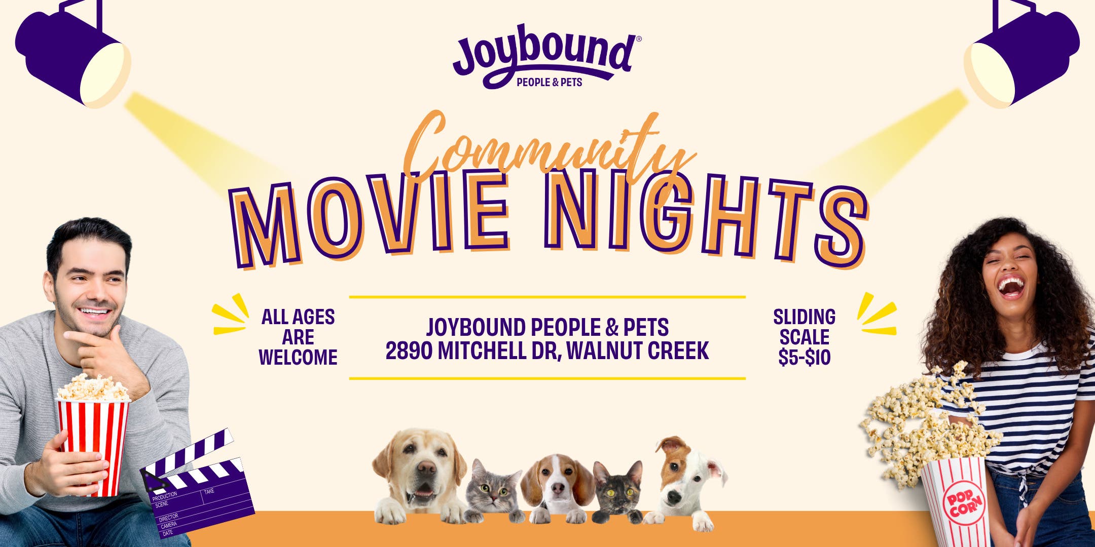 Joybound People & Pets presents Community Movie Nights: Zootopia