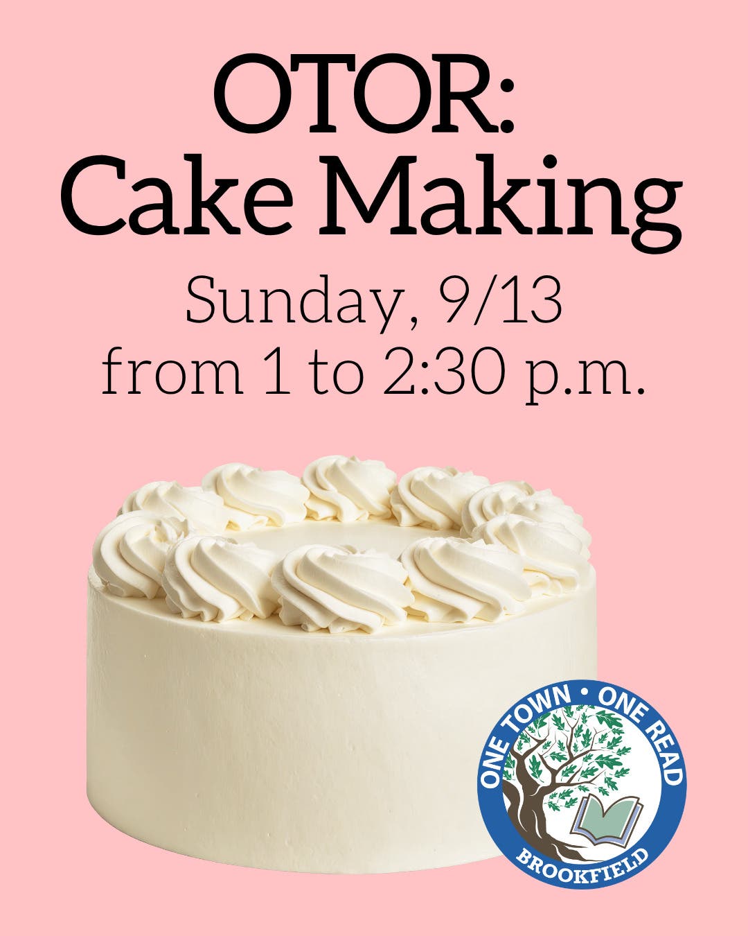 One Town, One Read: Cakemaking