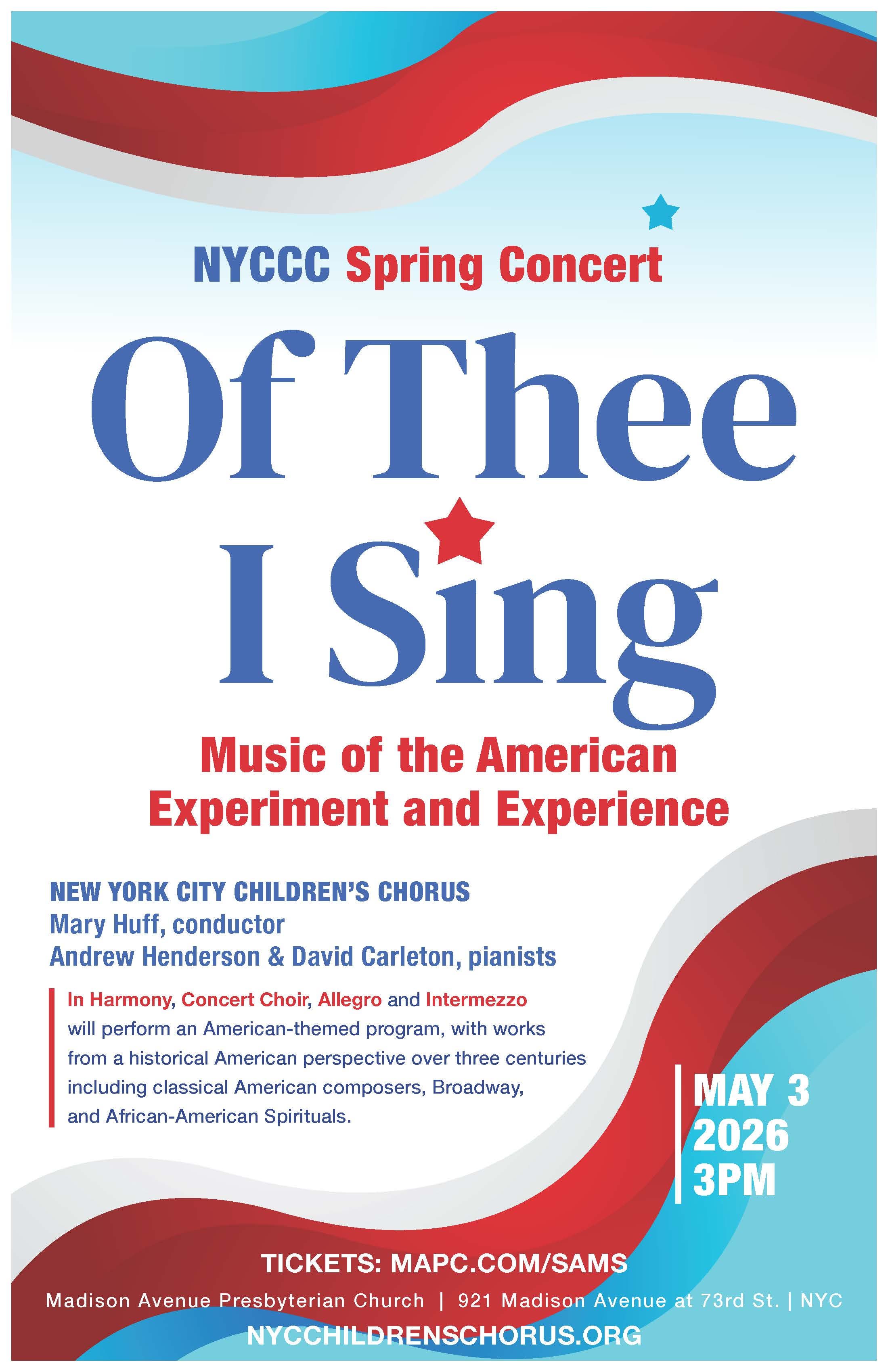Music on Madison: "Of Thee I Sing" - New York City Children's Chorus