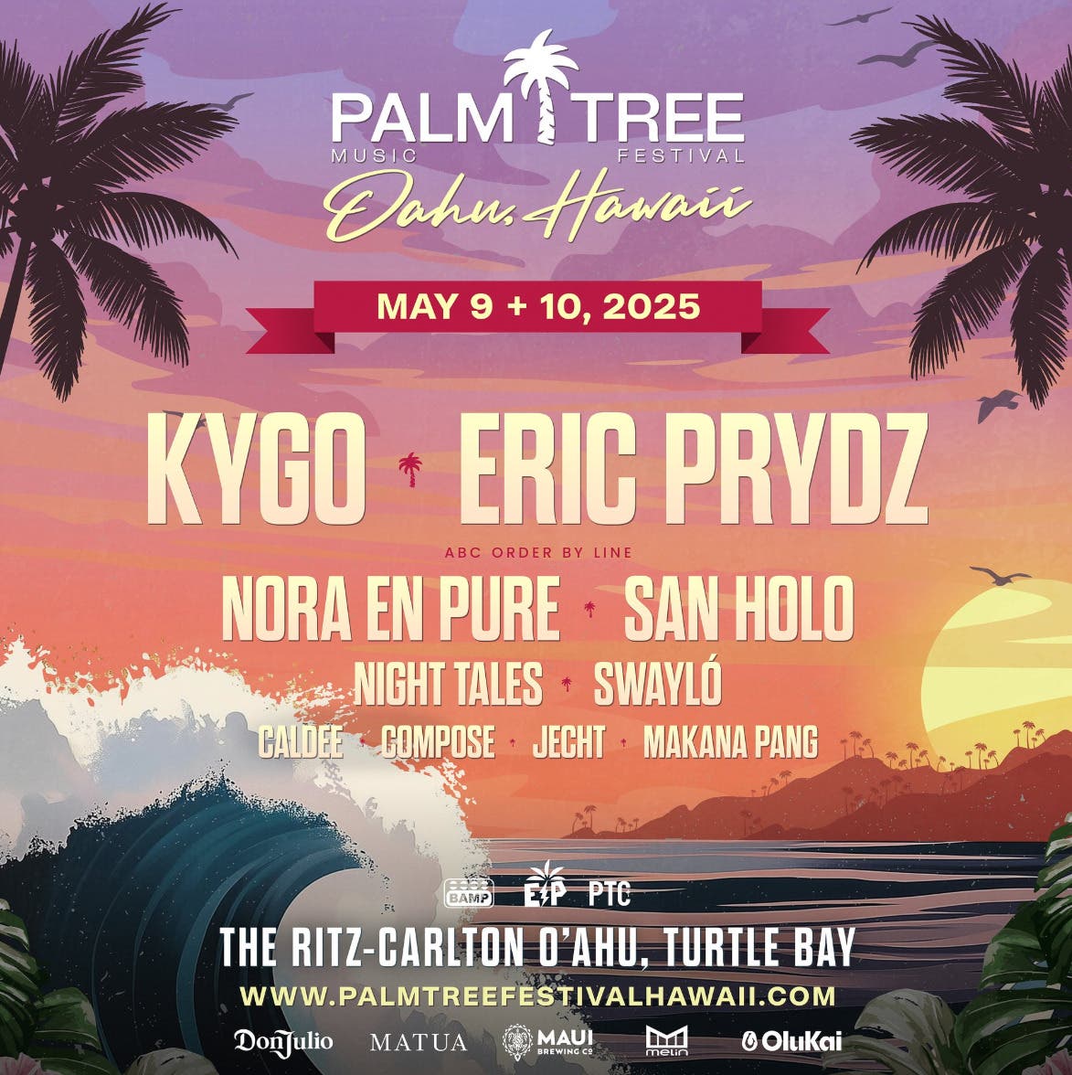 Palm Tree Music Festival Hawaii - Promo Code RAVEFAM