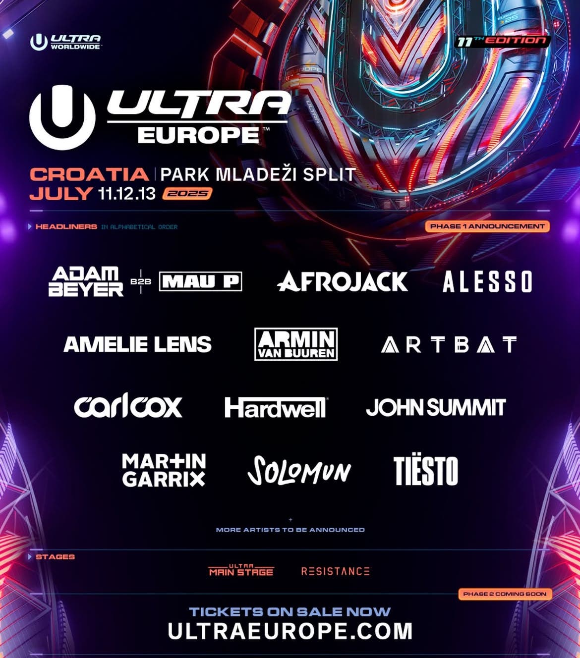Ultra Europe 2025 - Discount Code RAVEFAM 10% OFF!